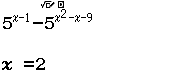 Giải phương trình mũ, phương trình logarit bằng máy tính Casio fx-580VN X 50