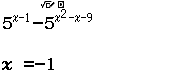 Giải phương trình mũ, phương trình logarit bằng máy tính Casio fx-580VN X 55