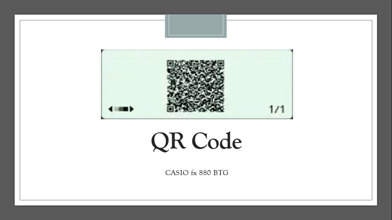 QR Code đã trở thành một phương tiện tuyệt vời để đẩy mạnh kinh doanh và dễ dàng tiếp cận với khách hàng. Với tính năng QR Code, Casio fx 880 BTG giúp bạn tạo nên những chiến dịch marketing hiệu quả đến người dùng. Hãy xem hình ảnh liên quan để tìm hiểu thêm về sản phẩm này.
