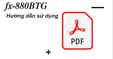 [ PDF ] Hướng dẫn sử dụng máy tính cầm tay CASIO fx 880 BTG