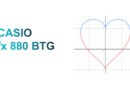 Vẽ trái tim bằng máy tính cầm tay CASIO fx 880 BTG